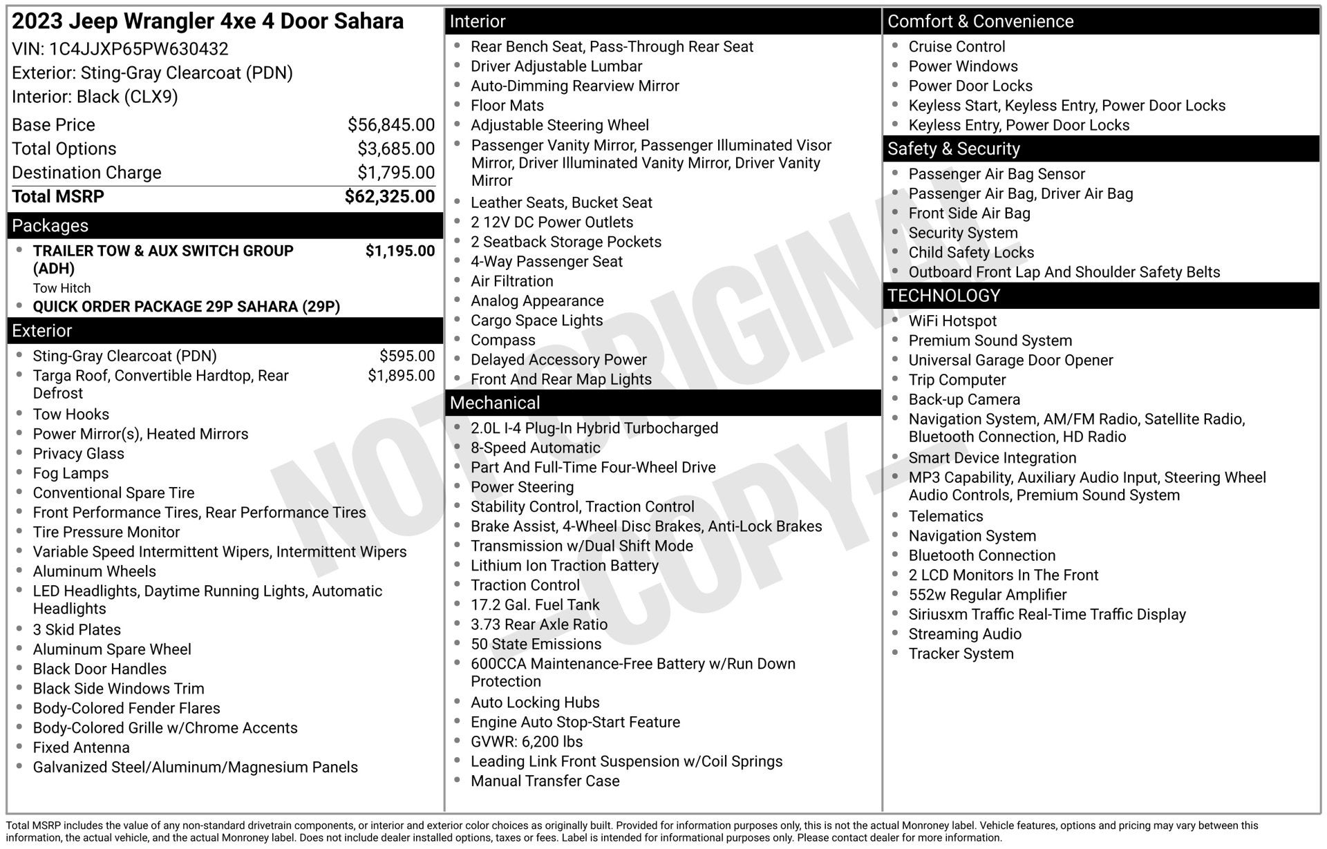 2023 Jeep Wrangler Sahara 4xe