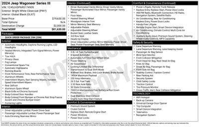 2024 Jeep Wagoneer Series III