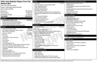 2024 Jeep Gladiator Mojave