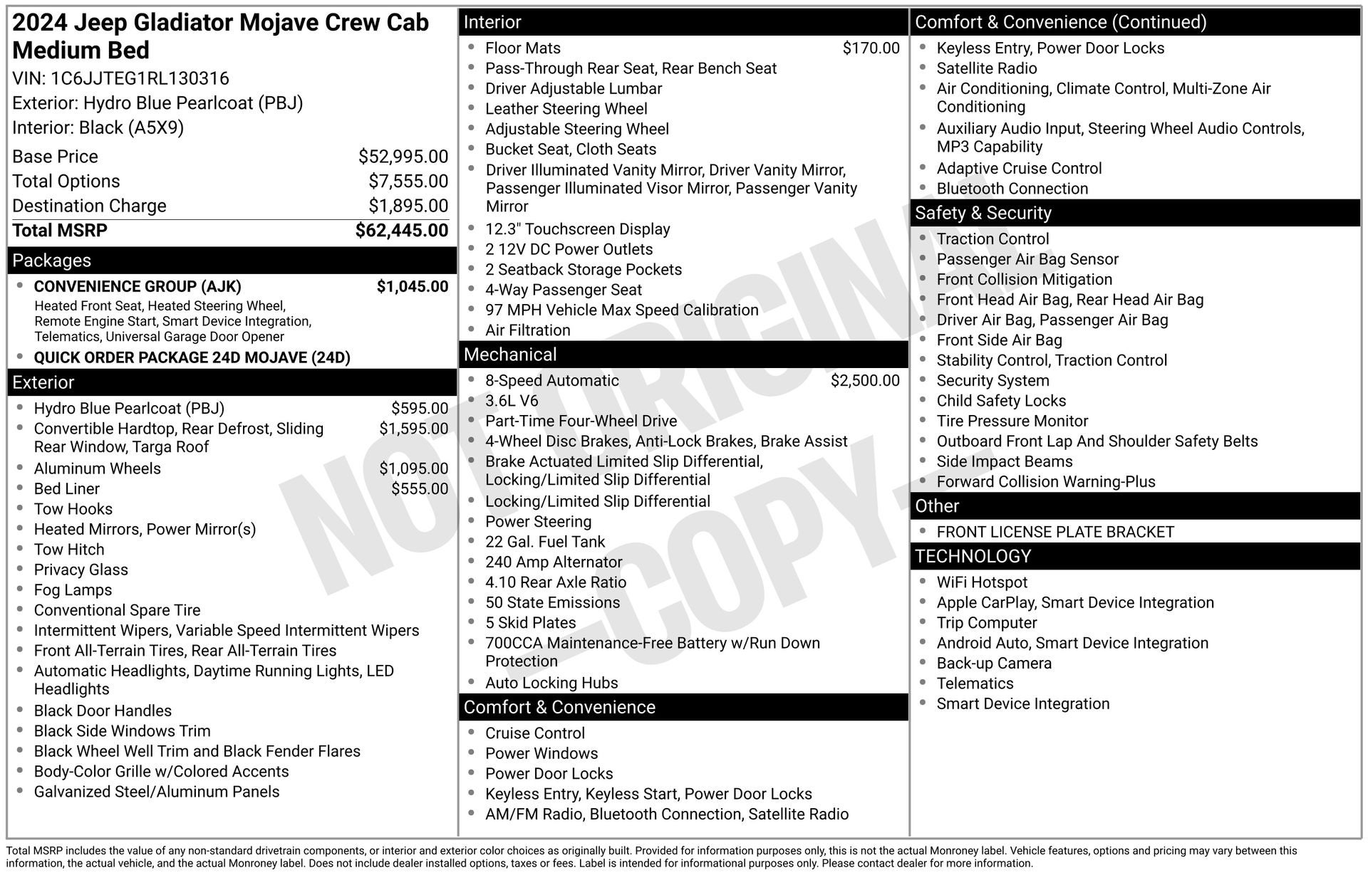 2024 Jeep Gladiator Mojave