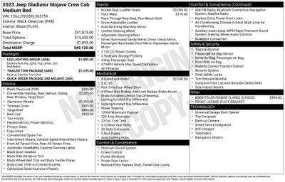 2023 Jeep Gladiator Mojave