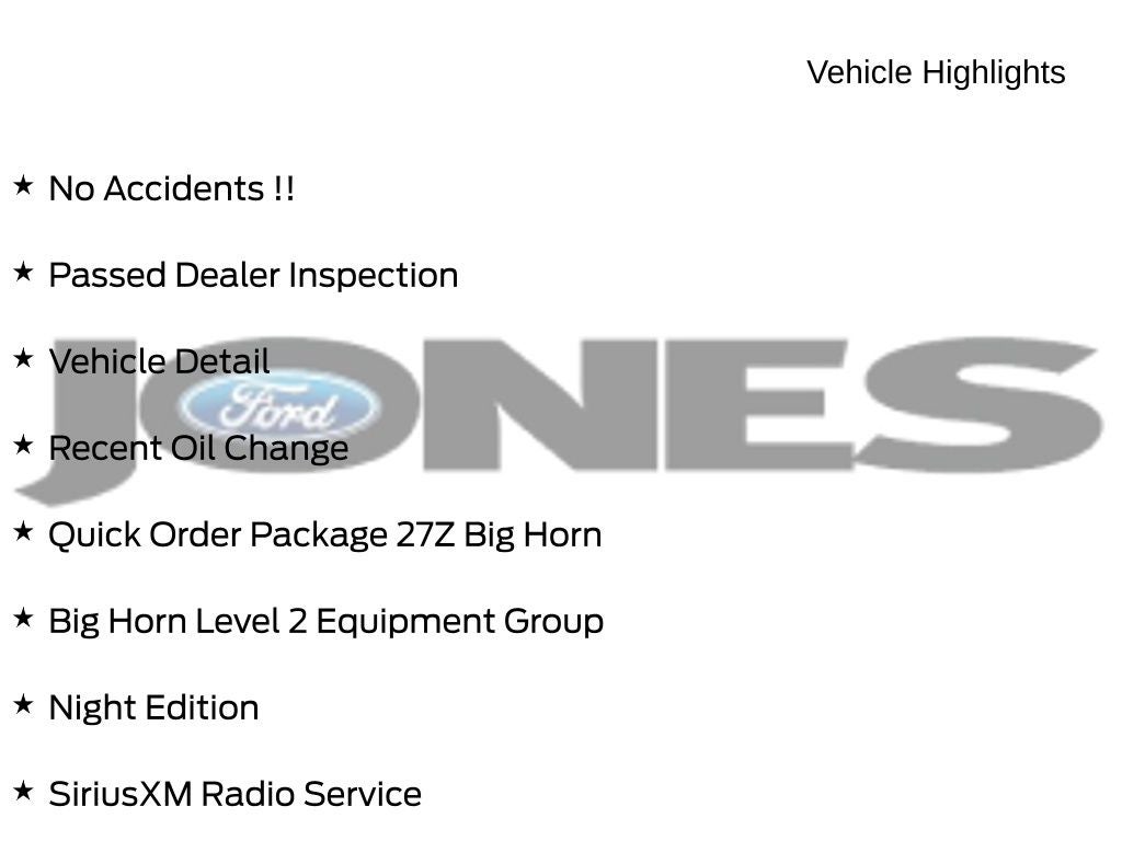 2021 RAM 1500 Big Horn/Lone Star