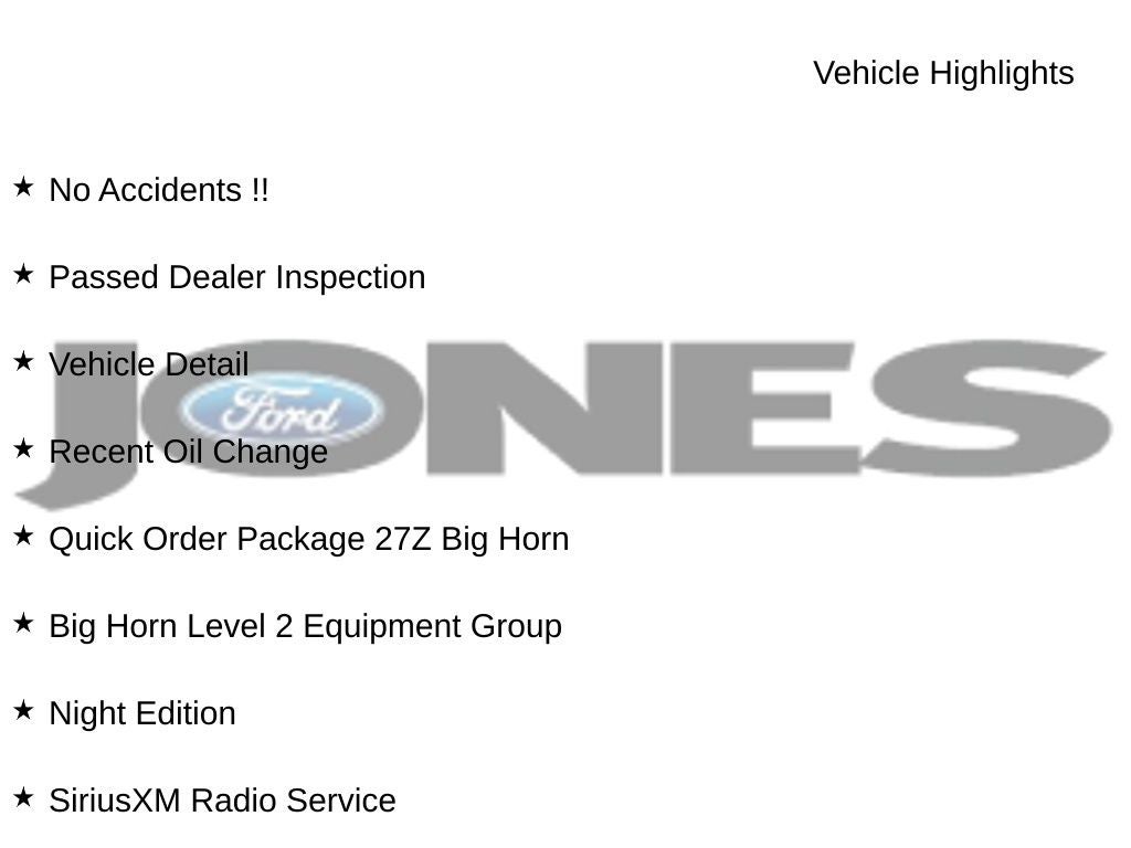 2021 RAM 1500 Big Horn/Lone Star