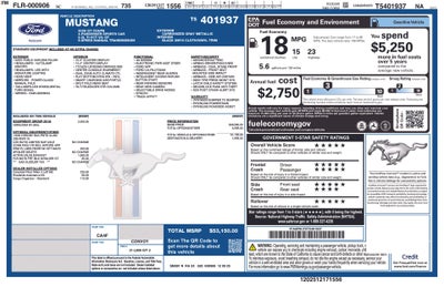2026 Ford Mustang GT Fastback
