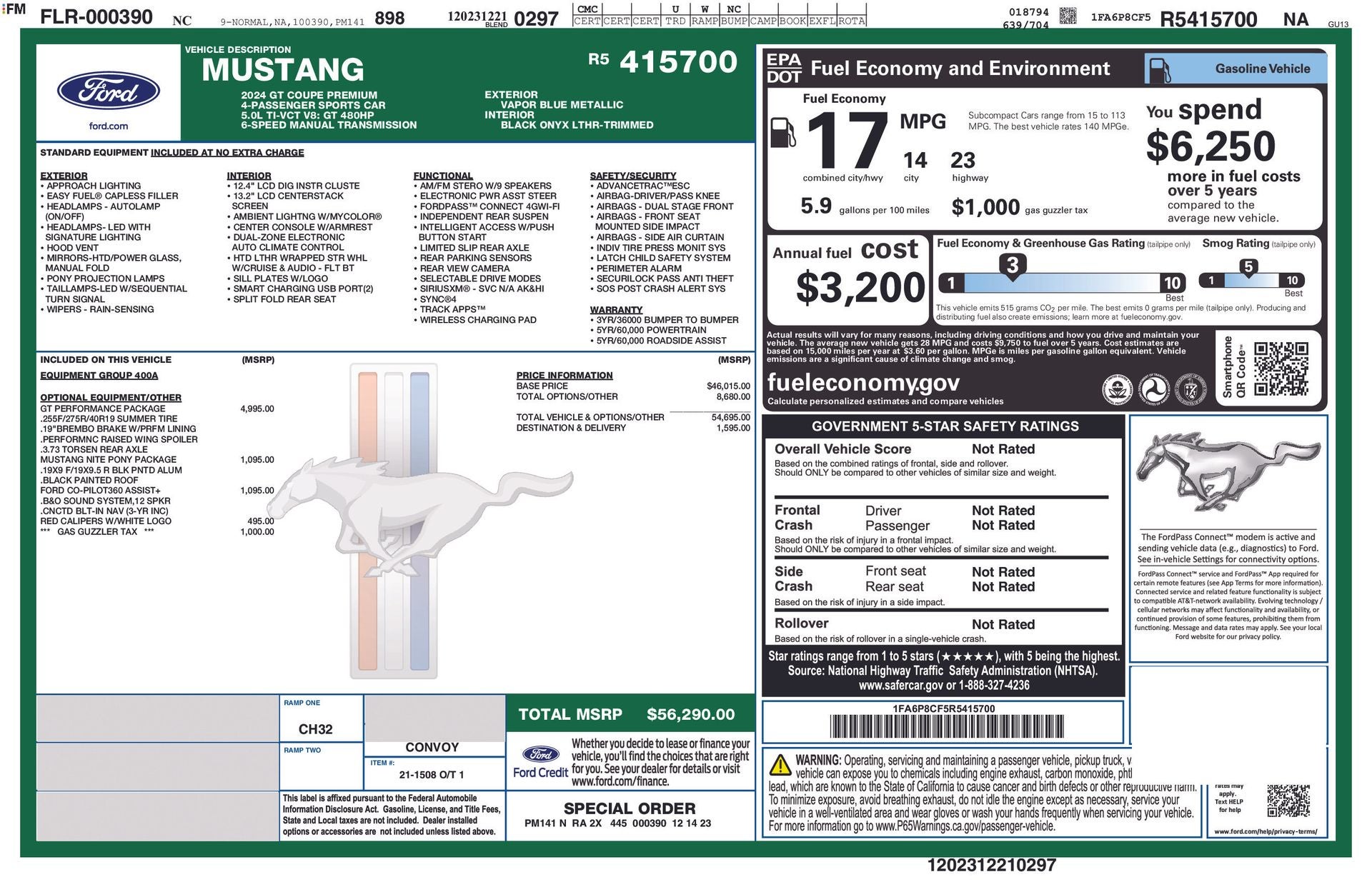 2024 Ford Mustang GT Premium