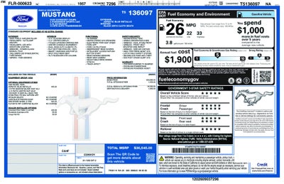 2026 Ford Mustang EcoBoost® Fastback