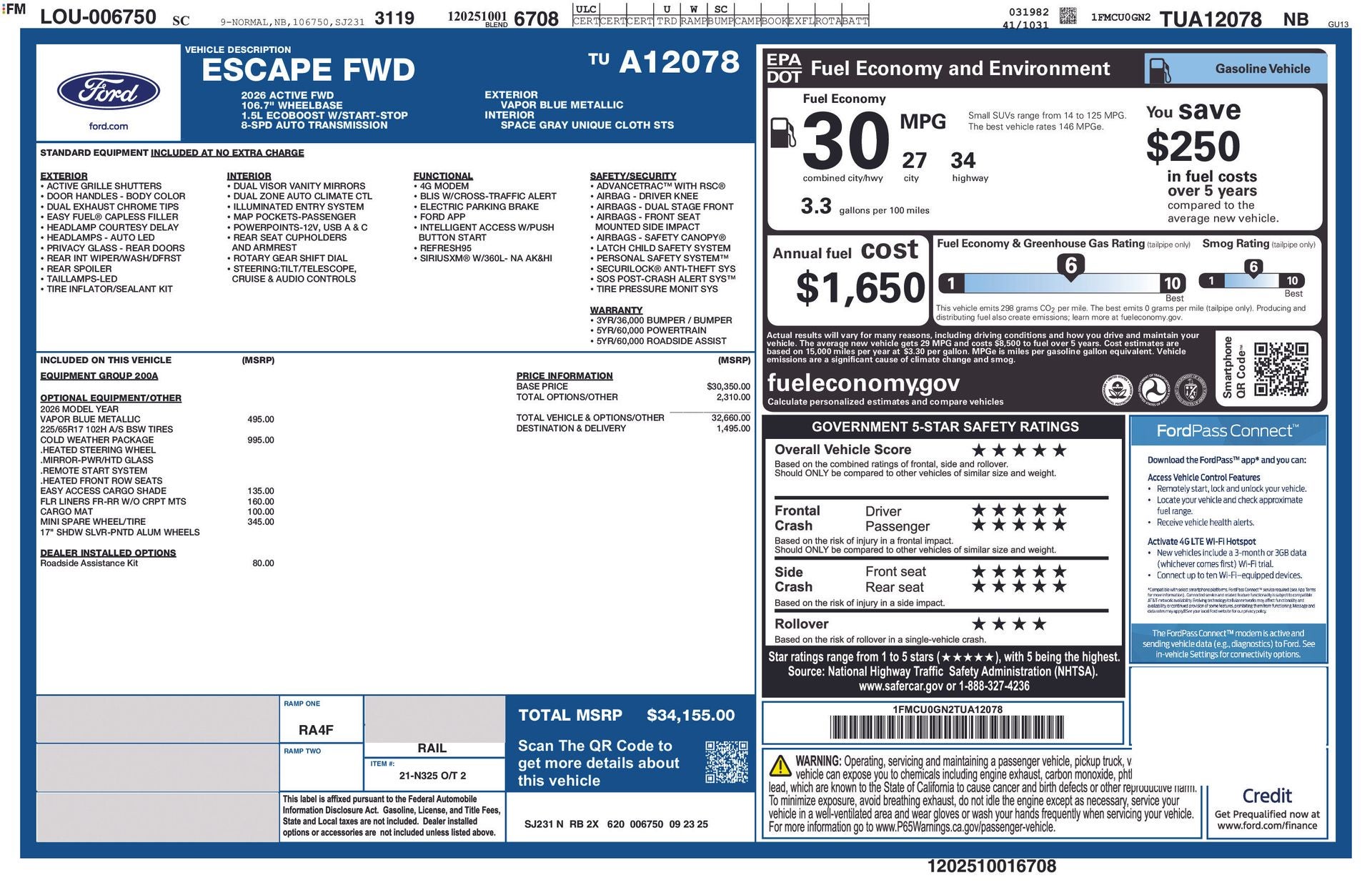 2026 Ford Escape Active®