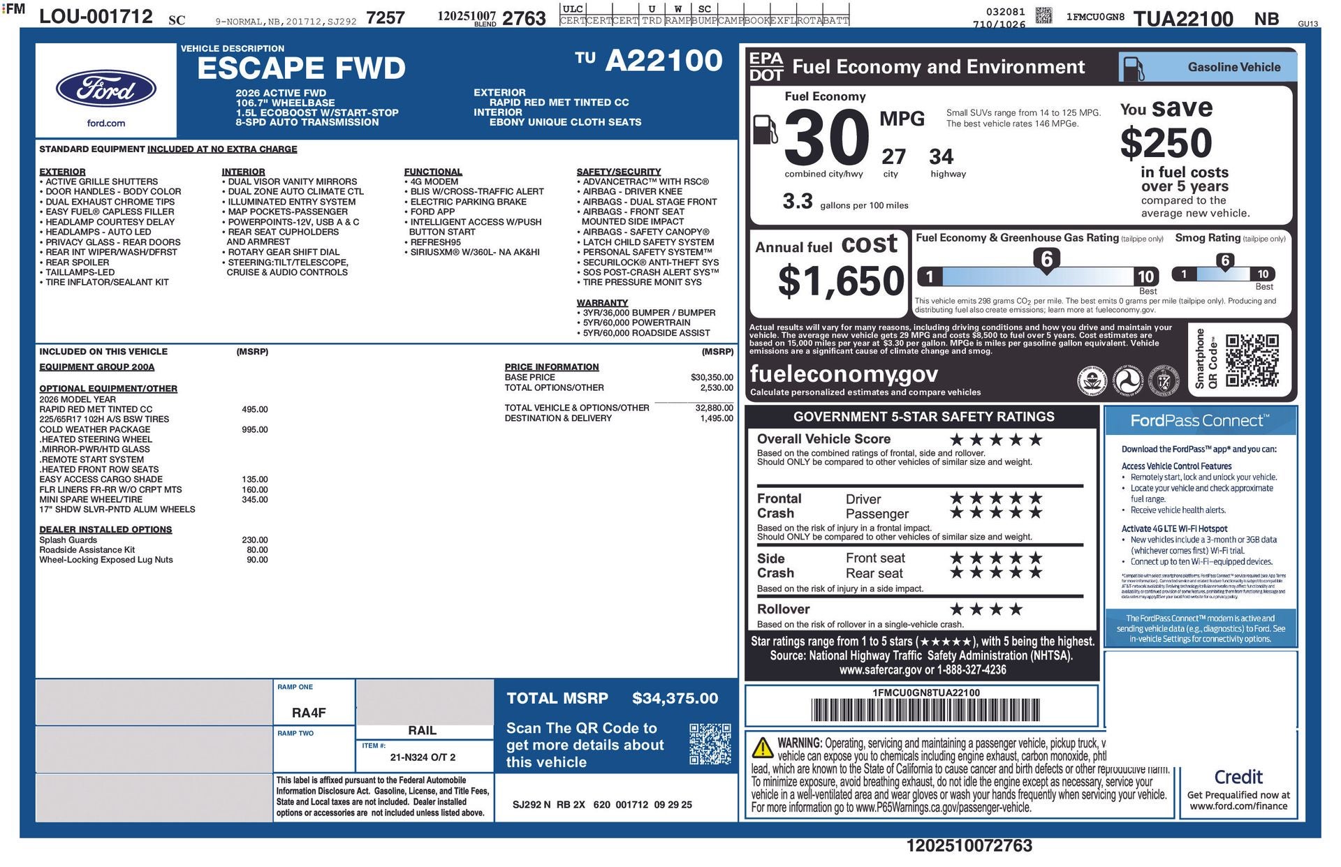 2026 Ford Escape Active®