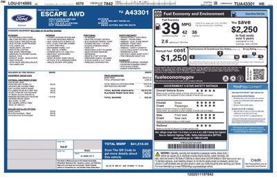 2026 Ford Escape Hybrid Platinum™