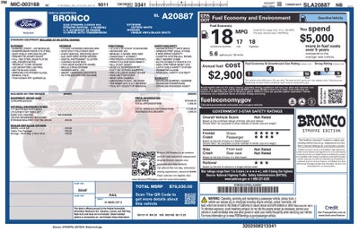 2025 Ford Bronco Stroppe Edition