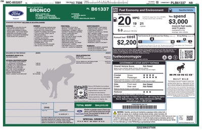 2023 Ford Bronco Big Bend