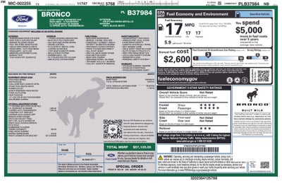 2023 Ford Bronco Badlands