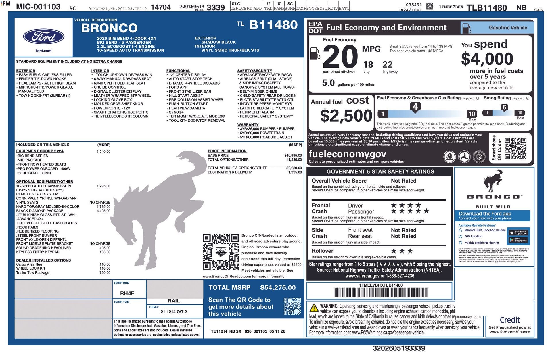 2026 Ford Bronco Big Bend®