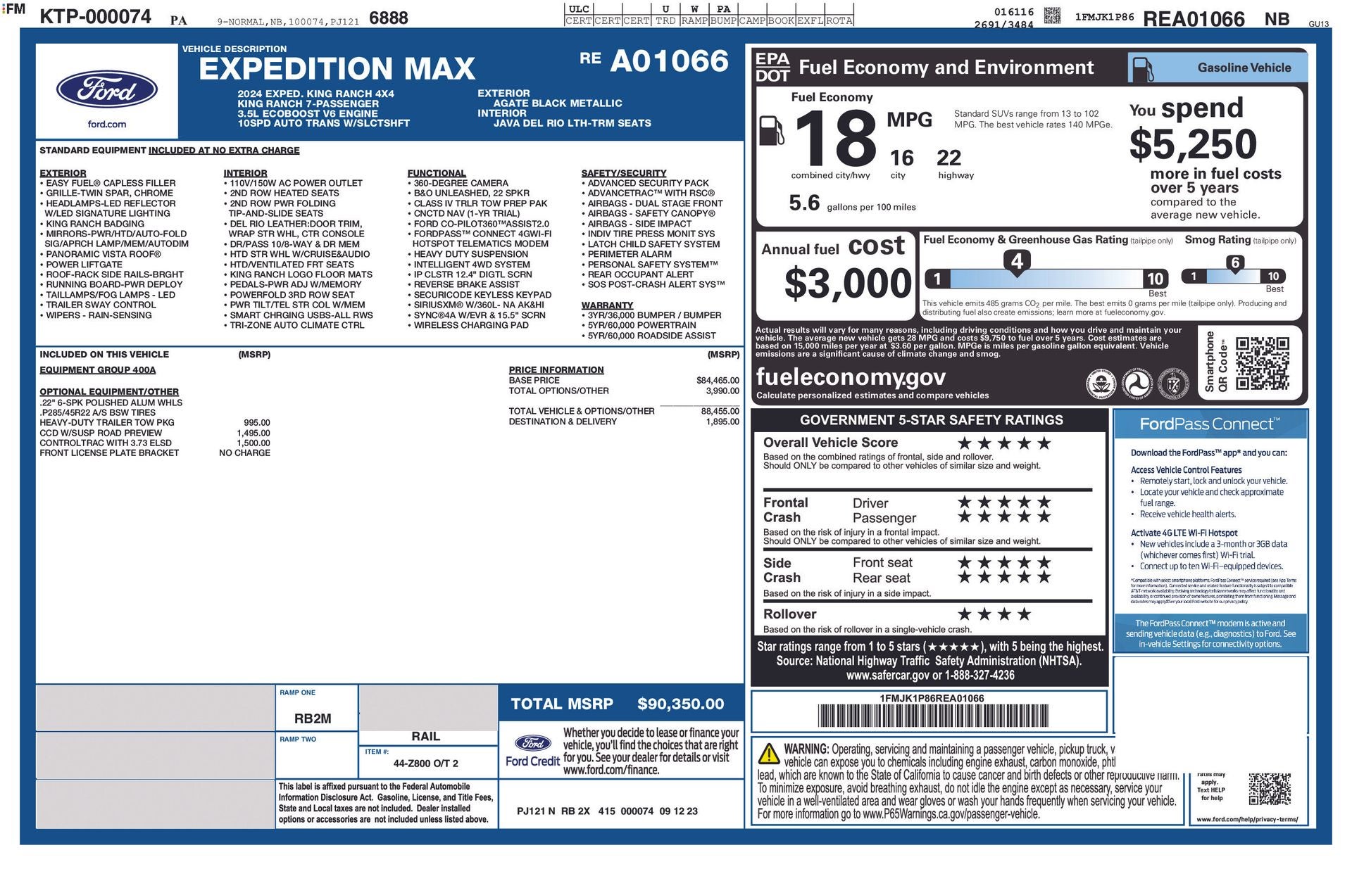 2024 Ford Expedition Max King Ranch