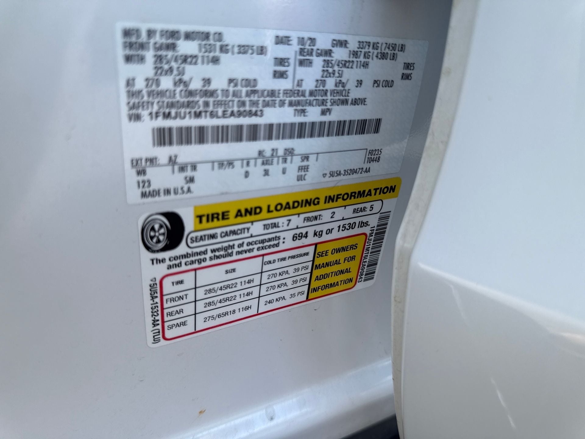 2020 Ford Expedition Platinum