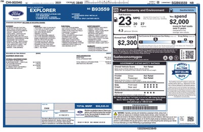 2025 Ford Explorer Platinum 4WD