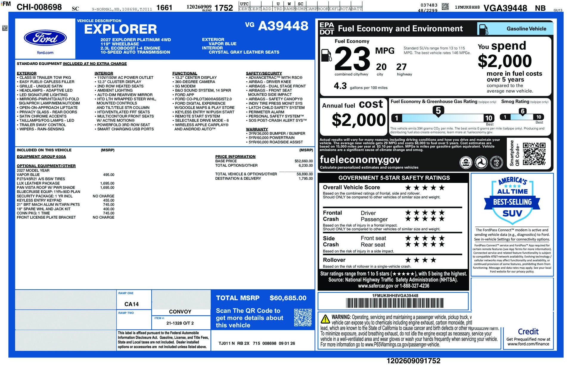 2027 Ford Explorer Platinum™