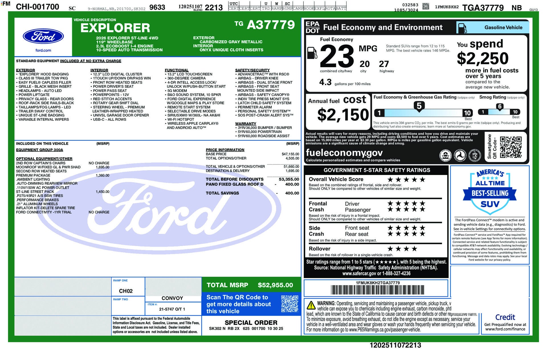 2026 Ford Explorer ST-Line