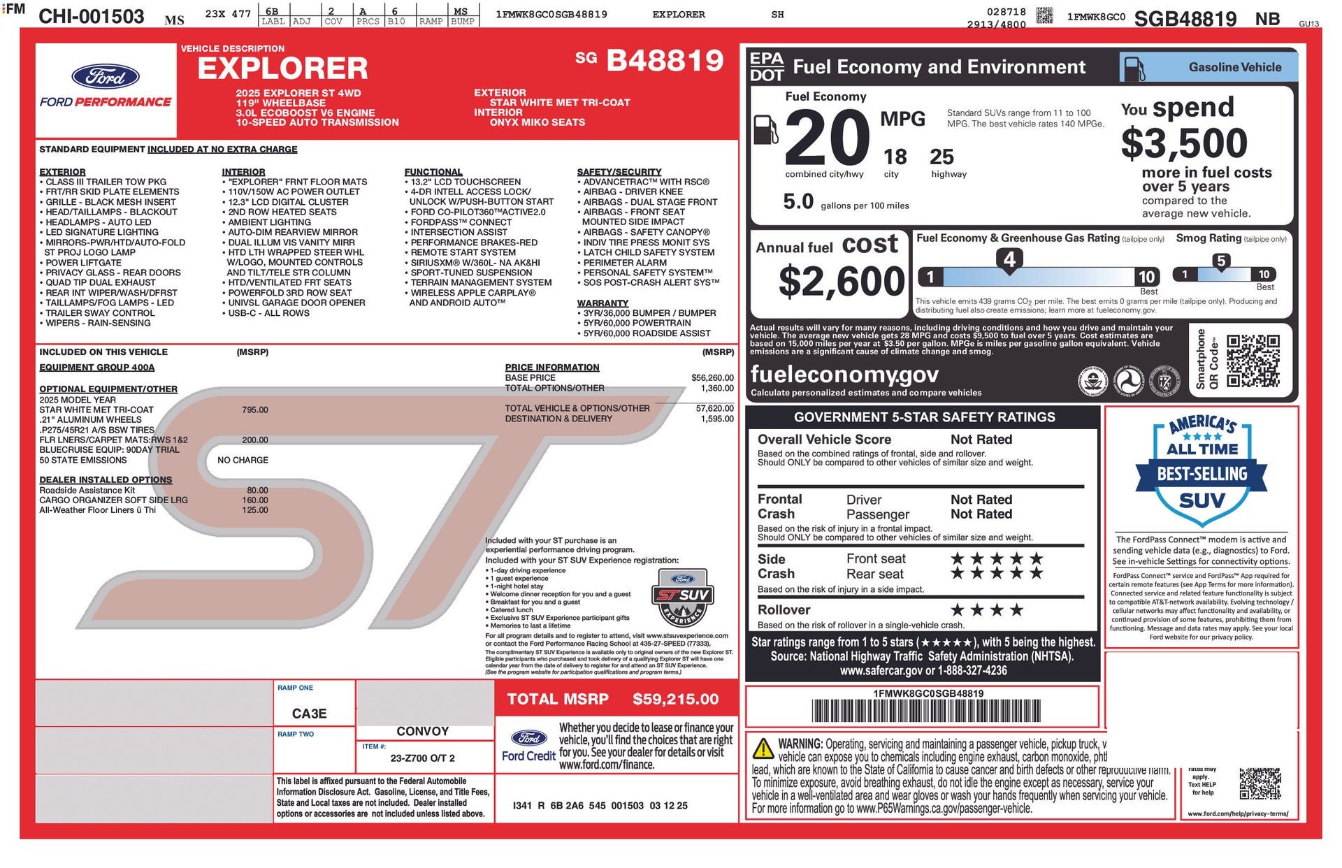 2025 Ford Explorer ST