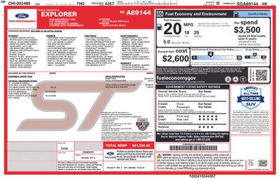 2025 Ford Explorer ST 4WD