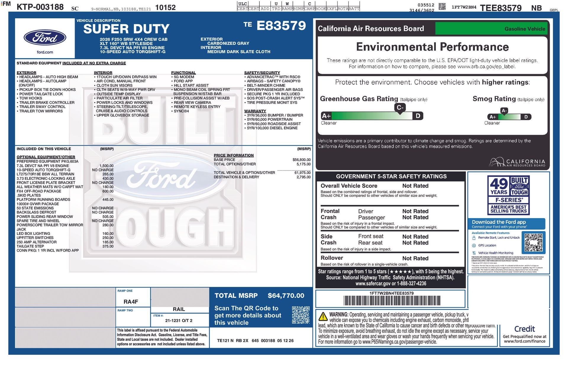 2026 Ford F-250 F-250® XLT