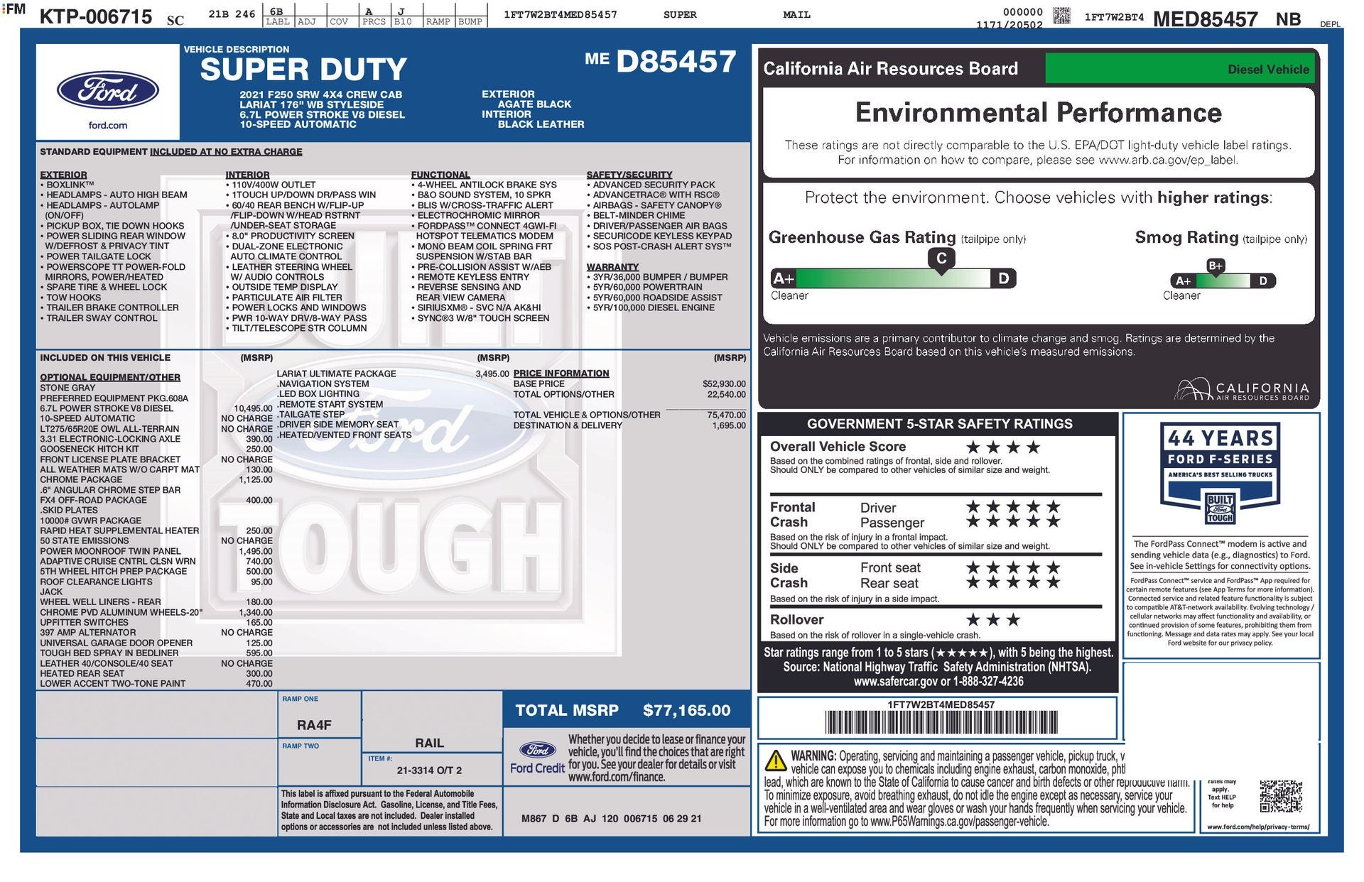 2021 Ford F-250SD Lariat