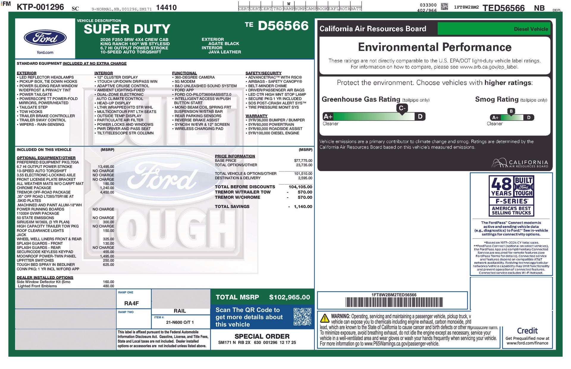 2026 Ford F-250 King Ranch