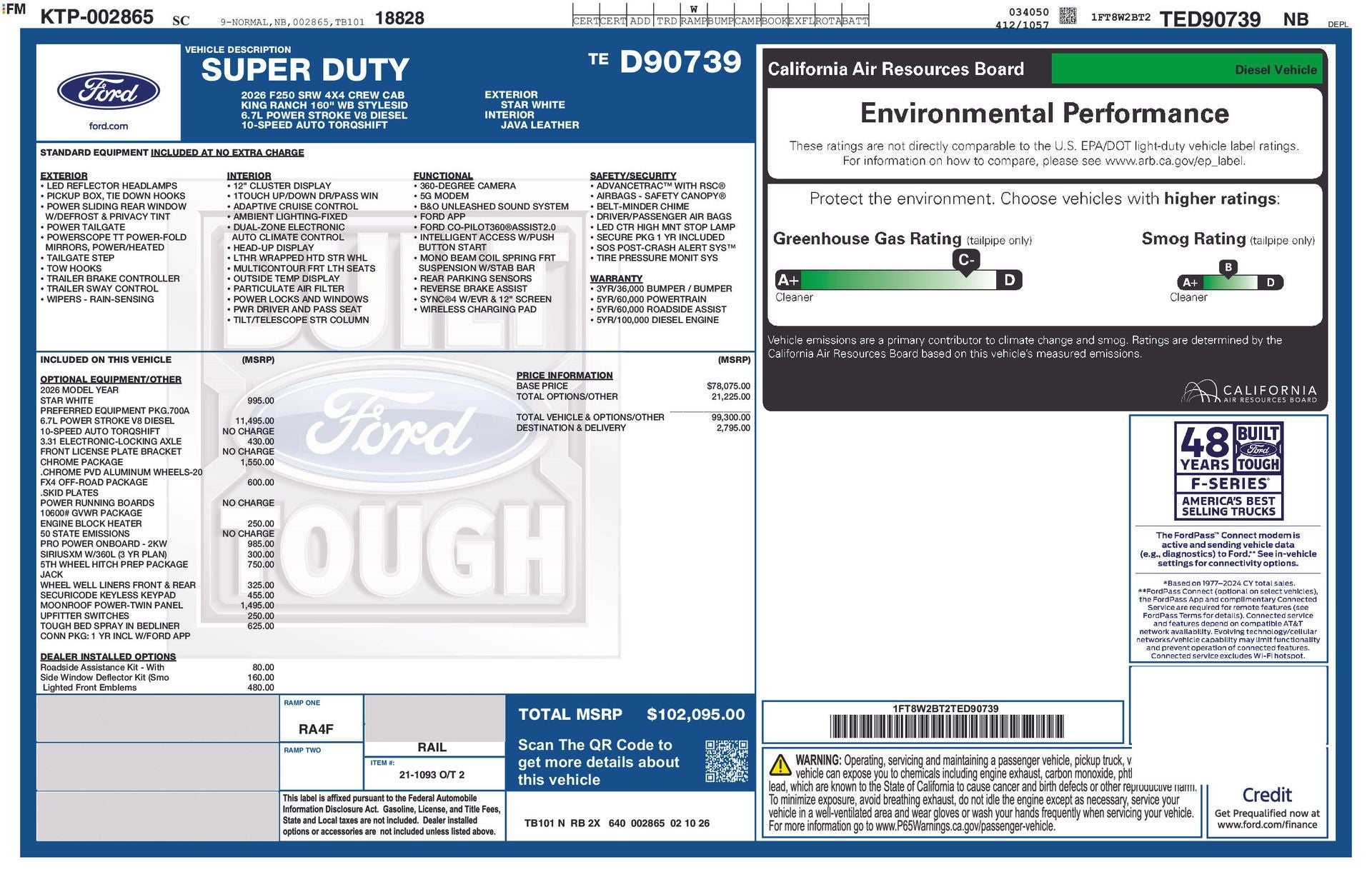 2026 Ford F-250 F-250® King Ranch®