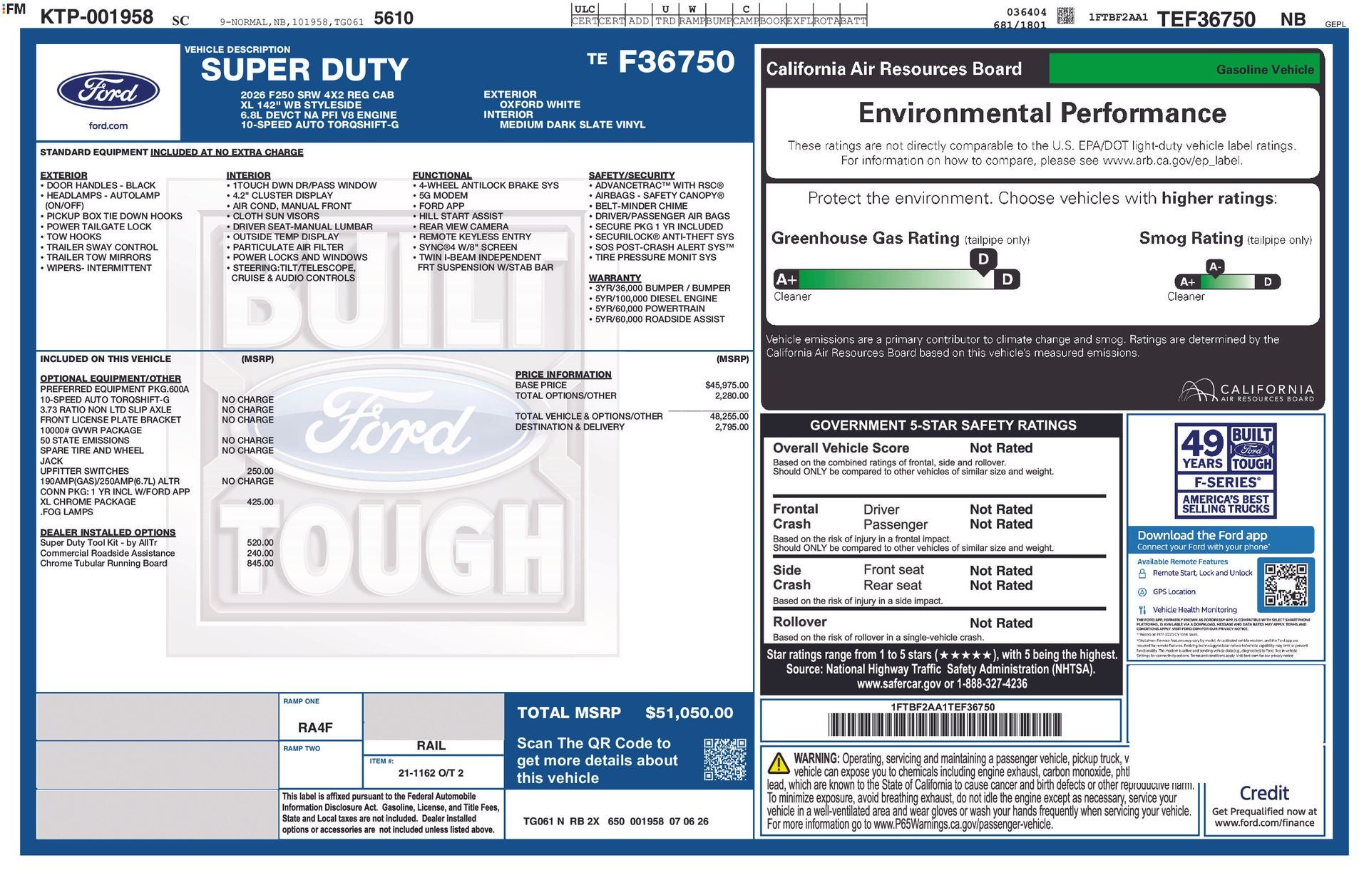 2026 Ford F-250 F-250® XL