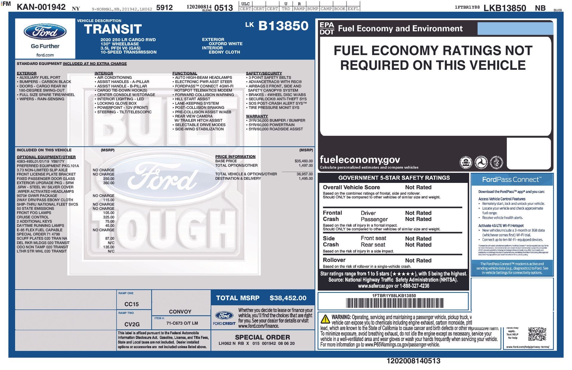 2020 Ford Transit-250 Base