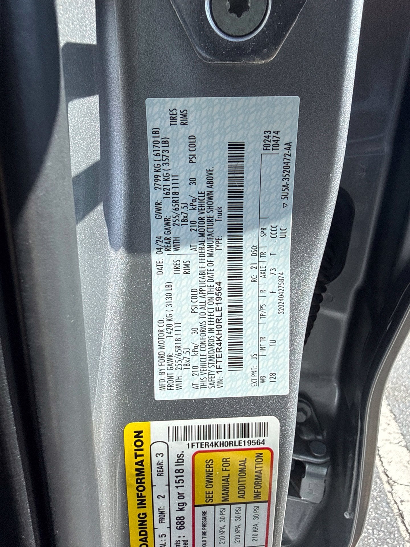 2024 Ford Ranger Lariat