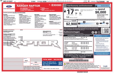 2026 Ford Ranger Raptor®