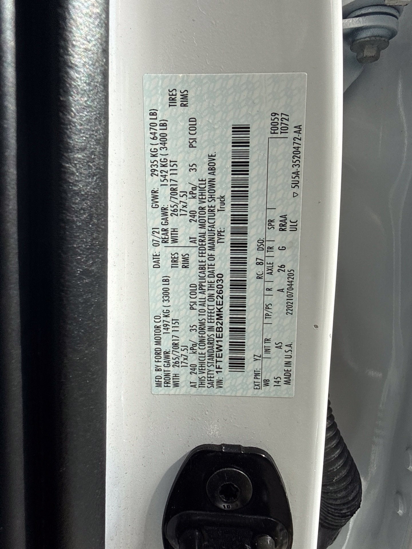 2021 Ford F-150 XL