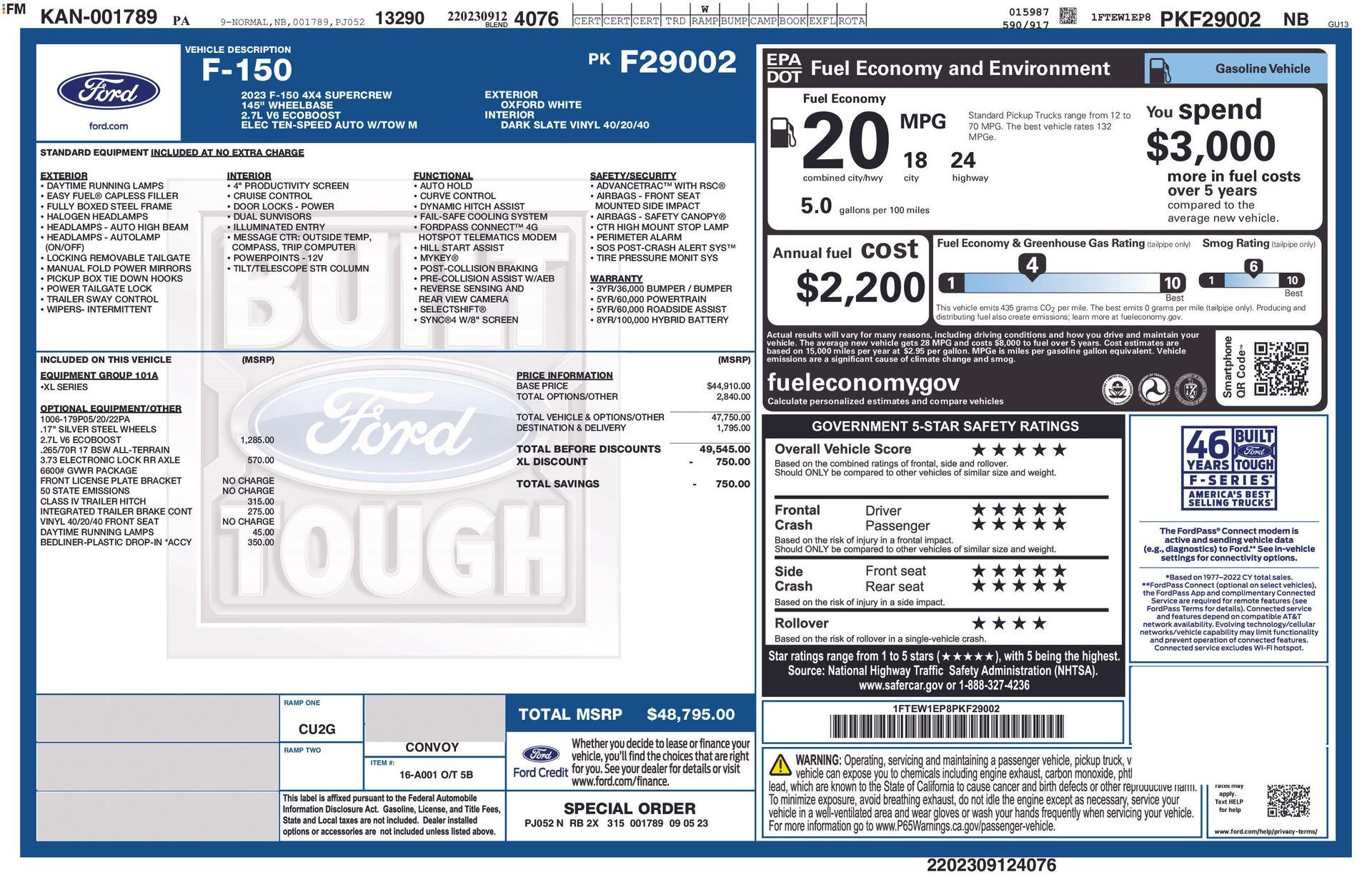 2023 Ford F-150 XL