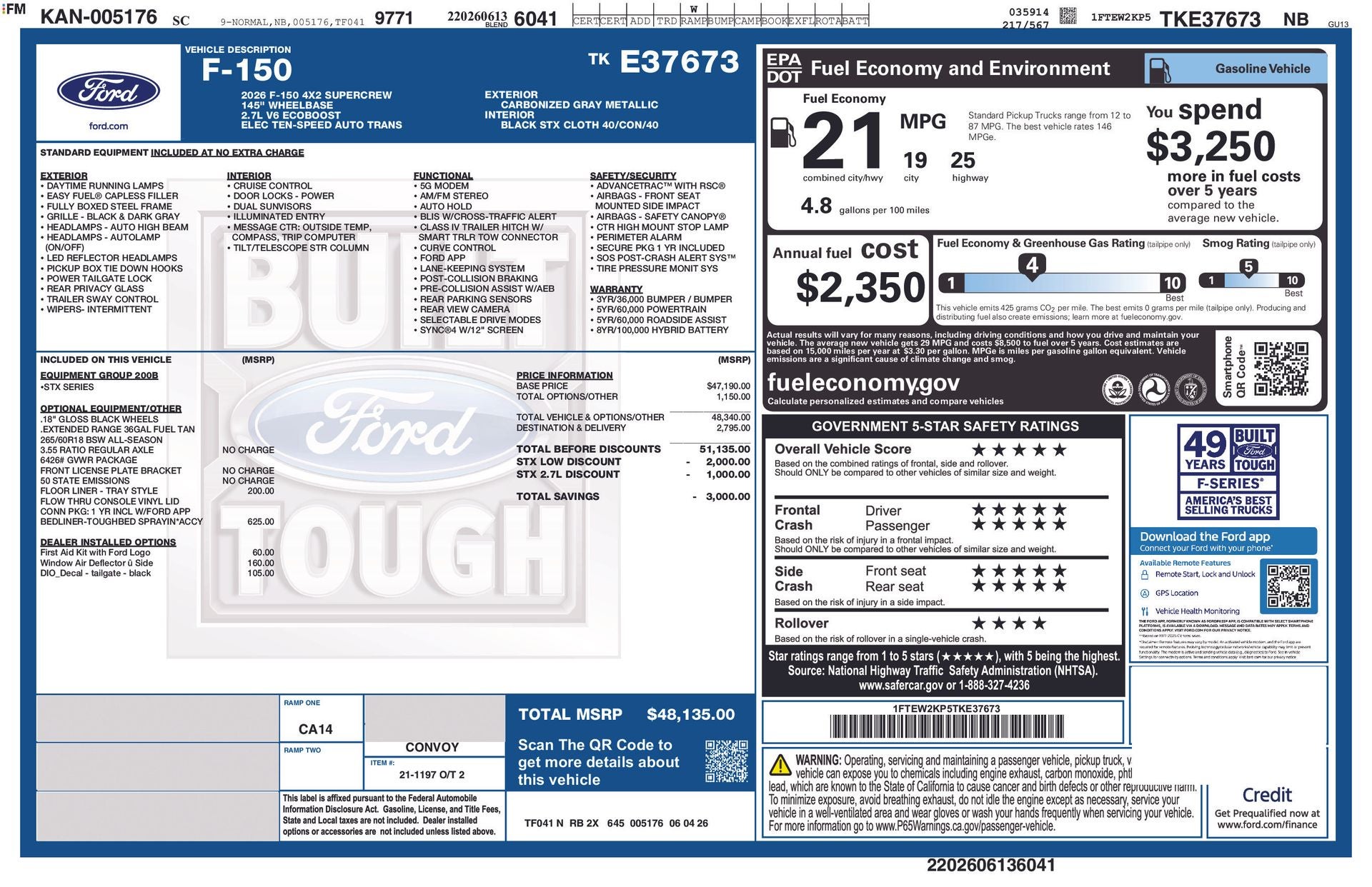 2026 Ford F-150 STX®