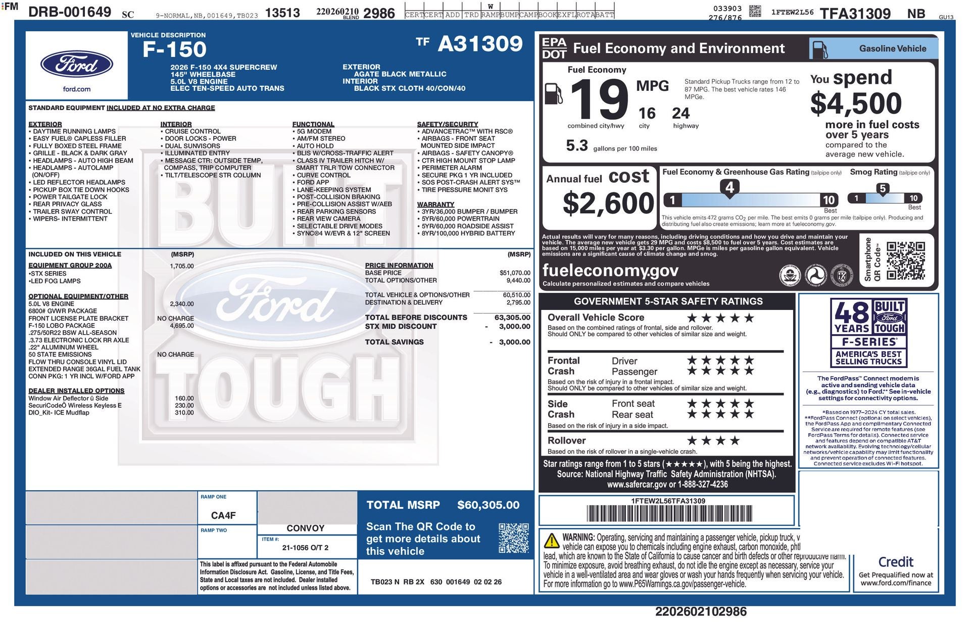 2026 Ford F-150 STX®