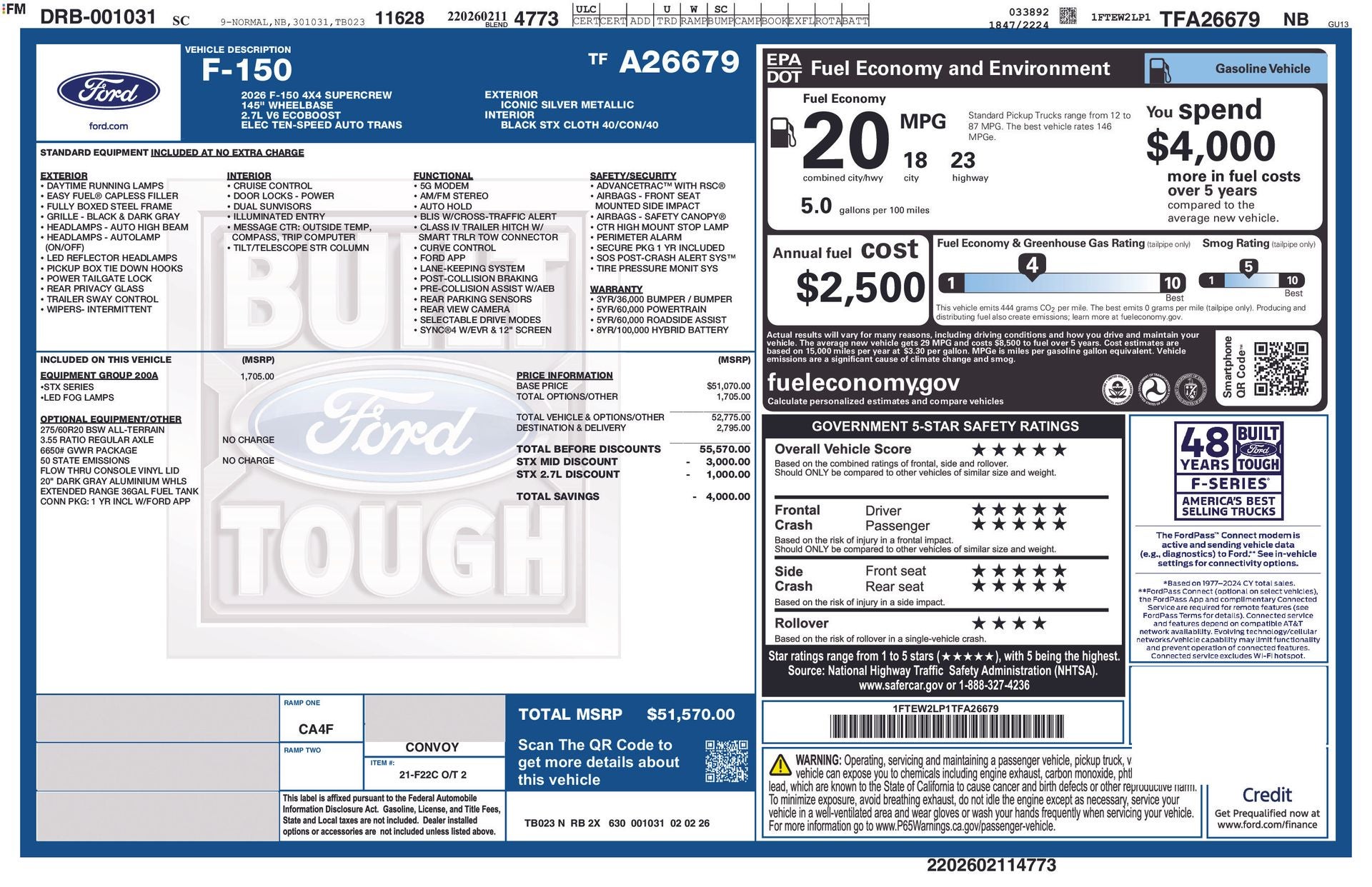 2026 Ford F-150 STX®