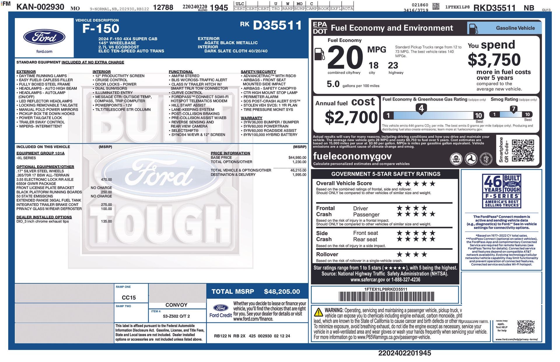 2024 Ford F-150 XL