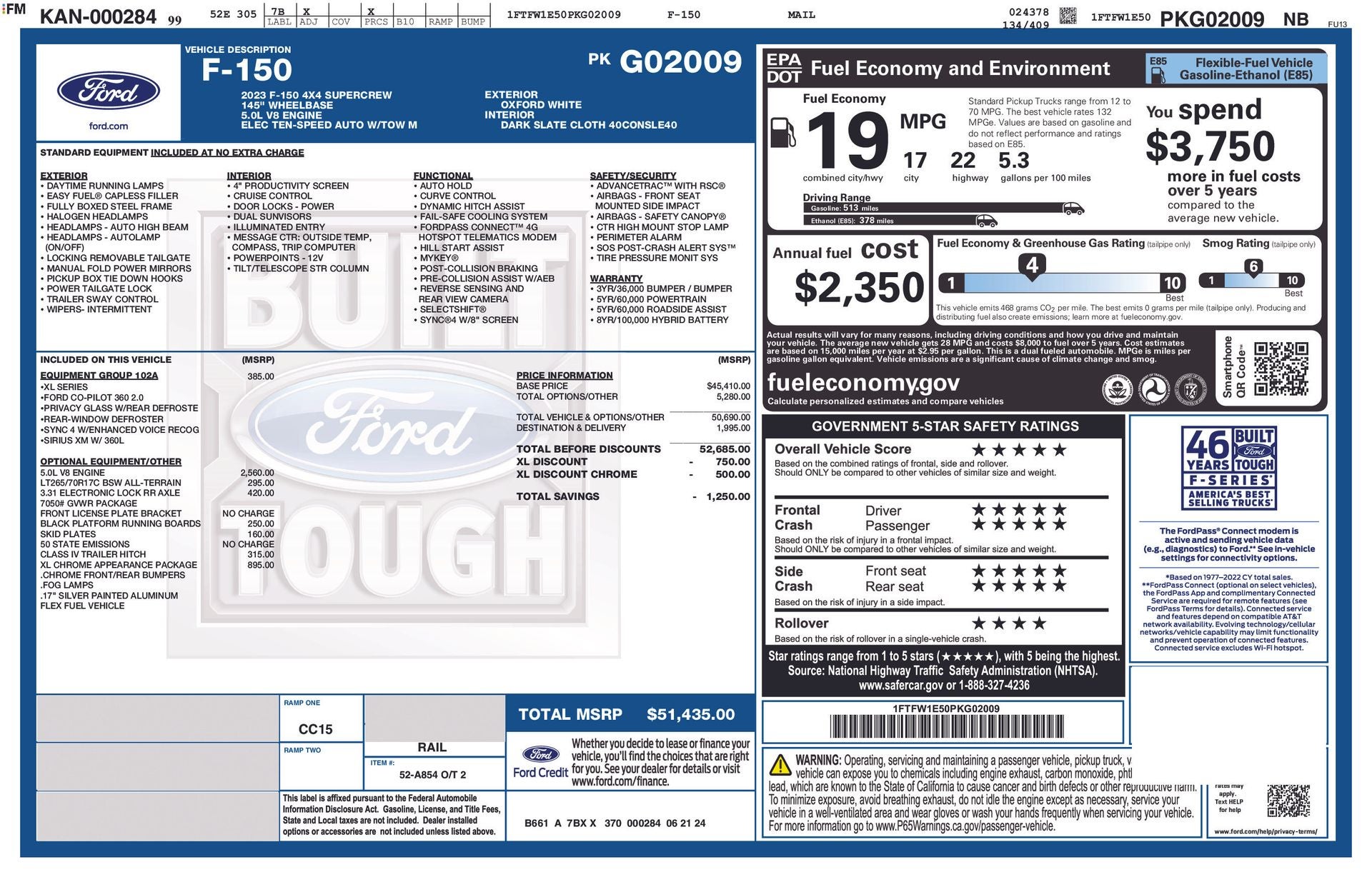 2023 Ford F-150 XL
