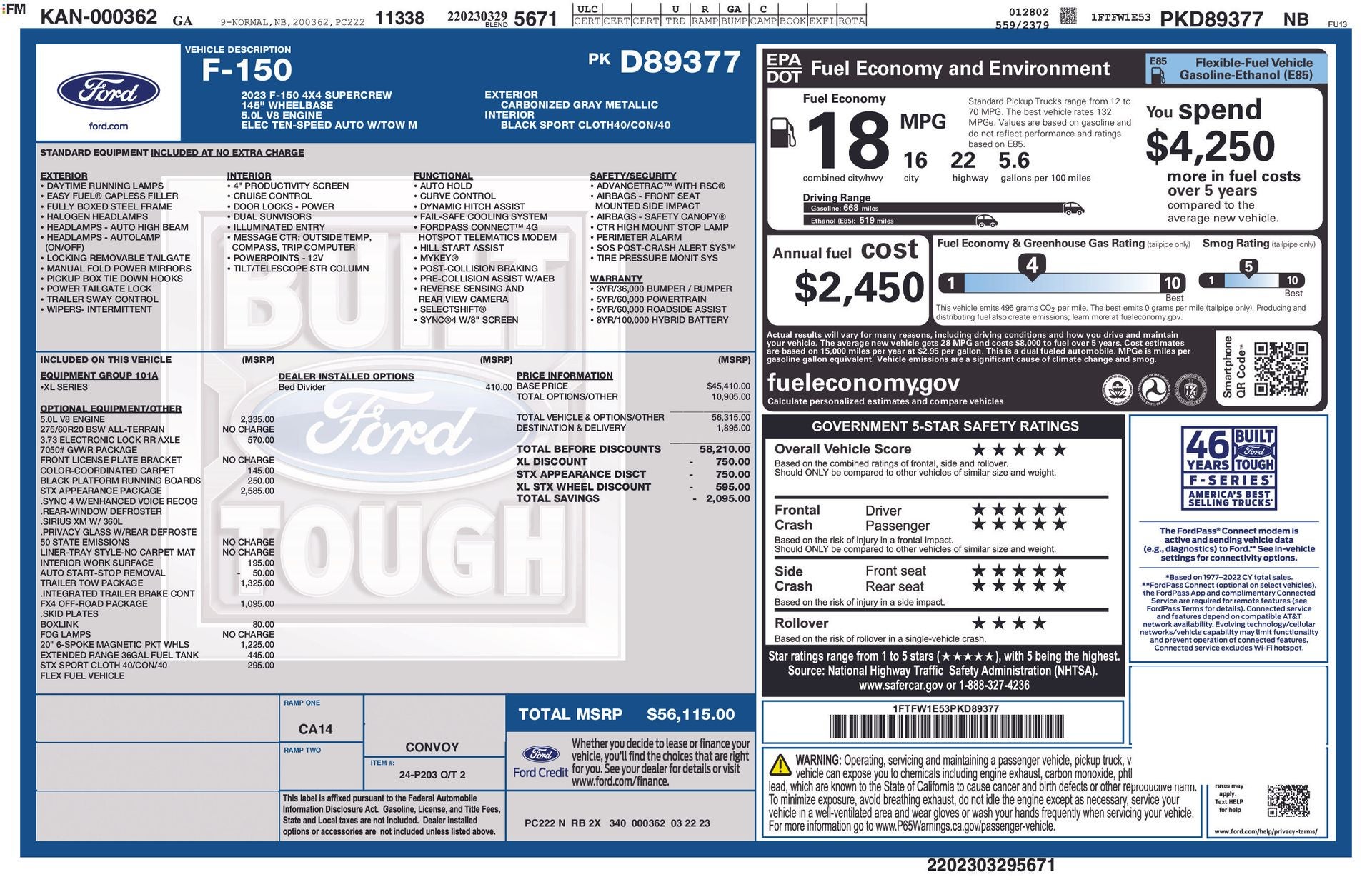 2023 Ford F-150 XL