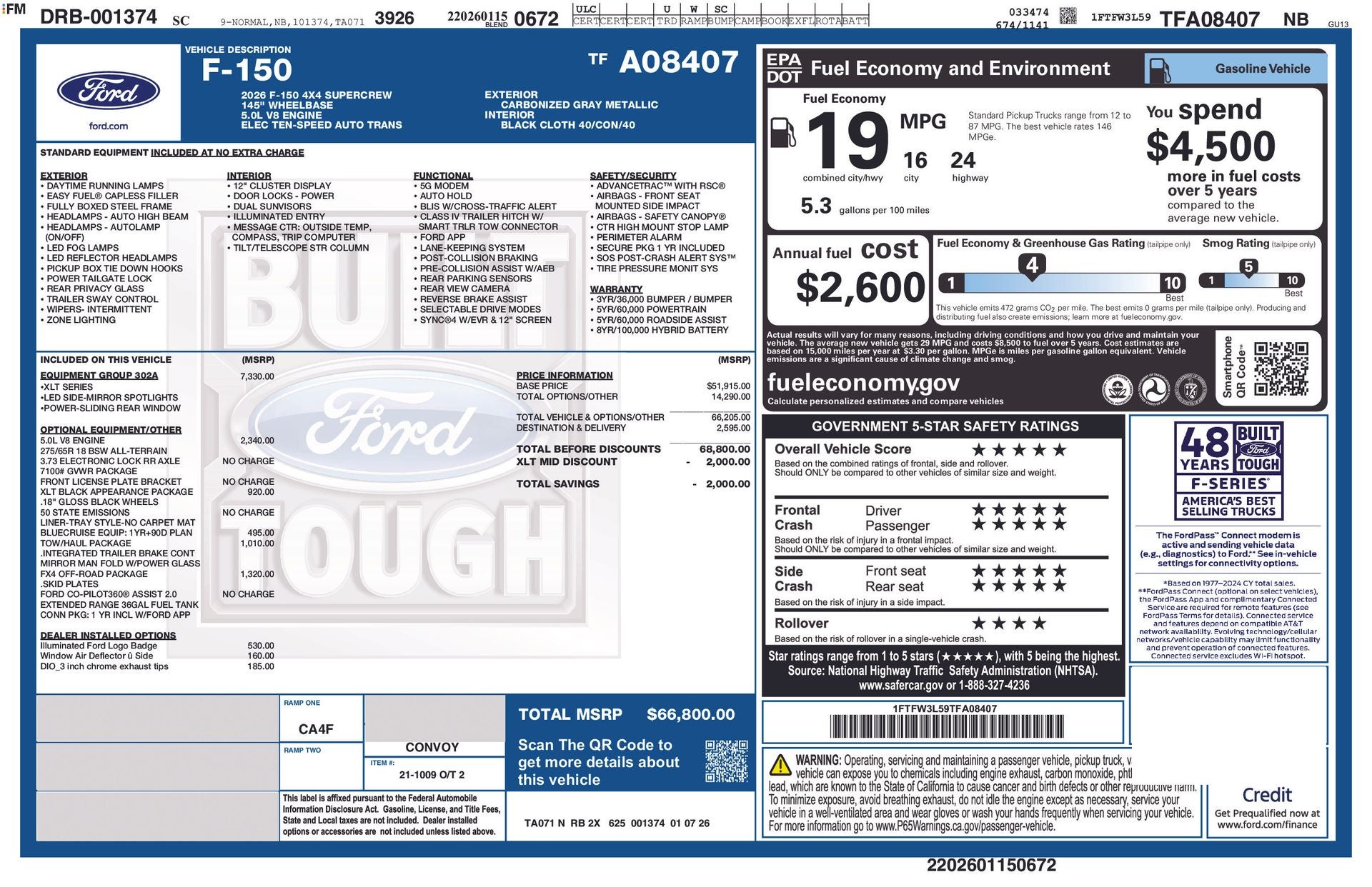 2026 Ford F-150 XLT