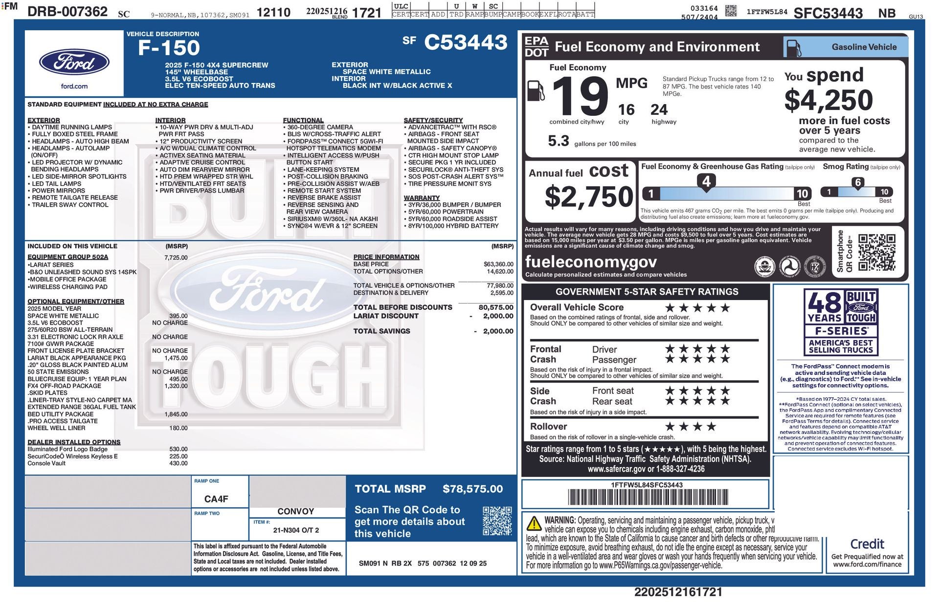 2025 Ford F-150 Lariat®