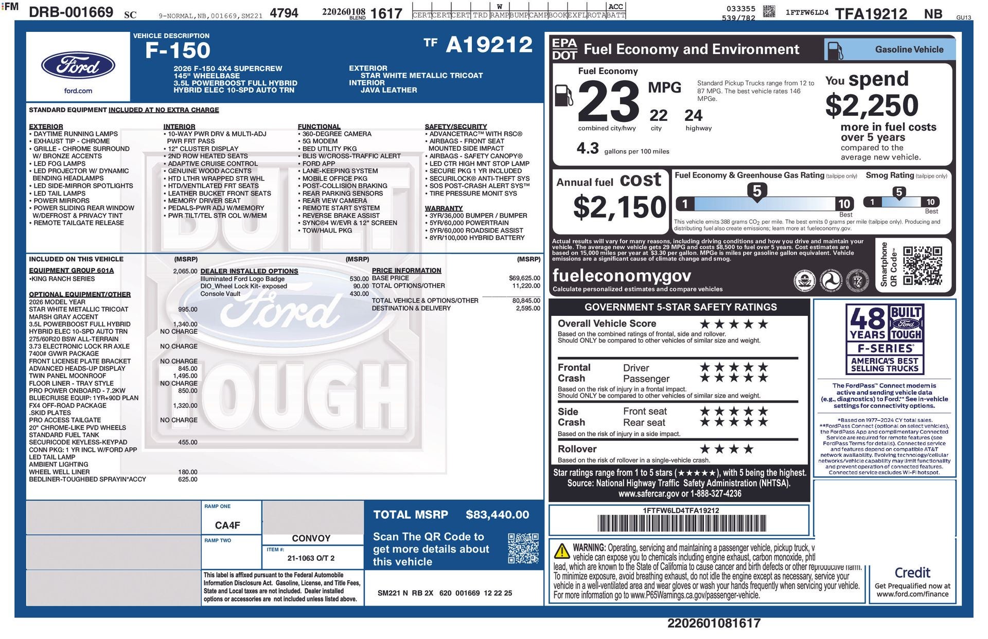 2026 Ford F-150 King Ranch®