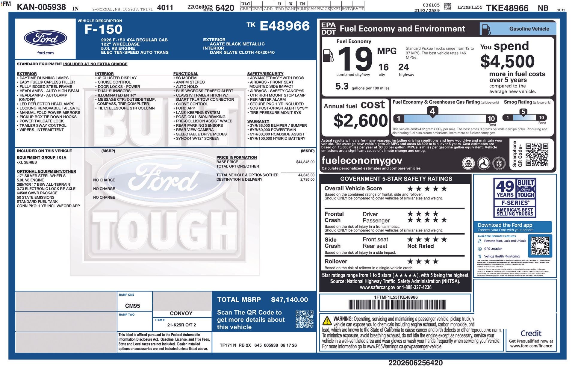 2026 Ford F-150 XL