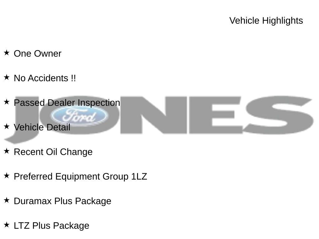 2016 Chevrolet Silverado 2500HD LTZ