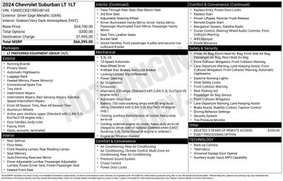 2024 Chevrolet Suburban LT