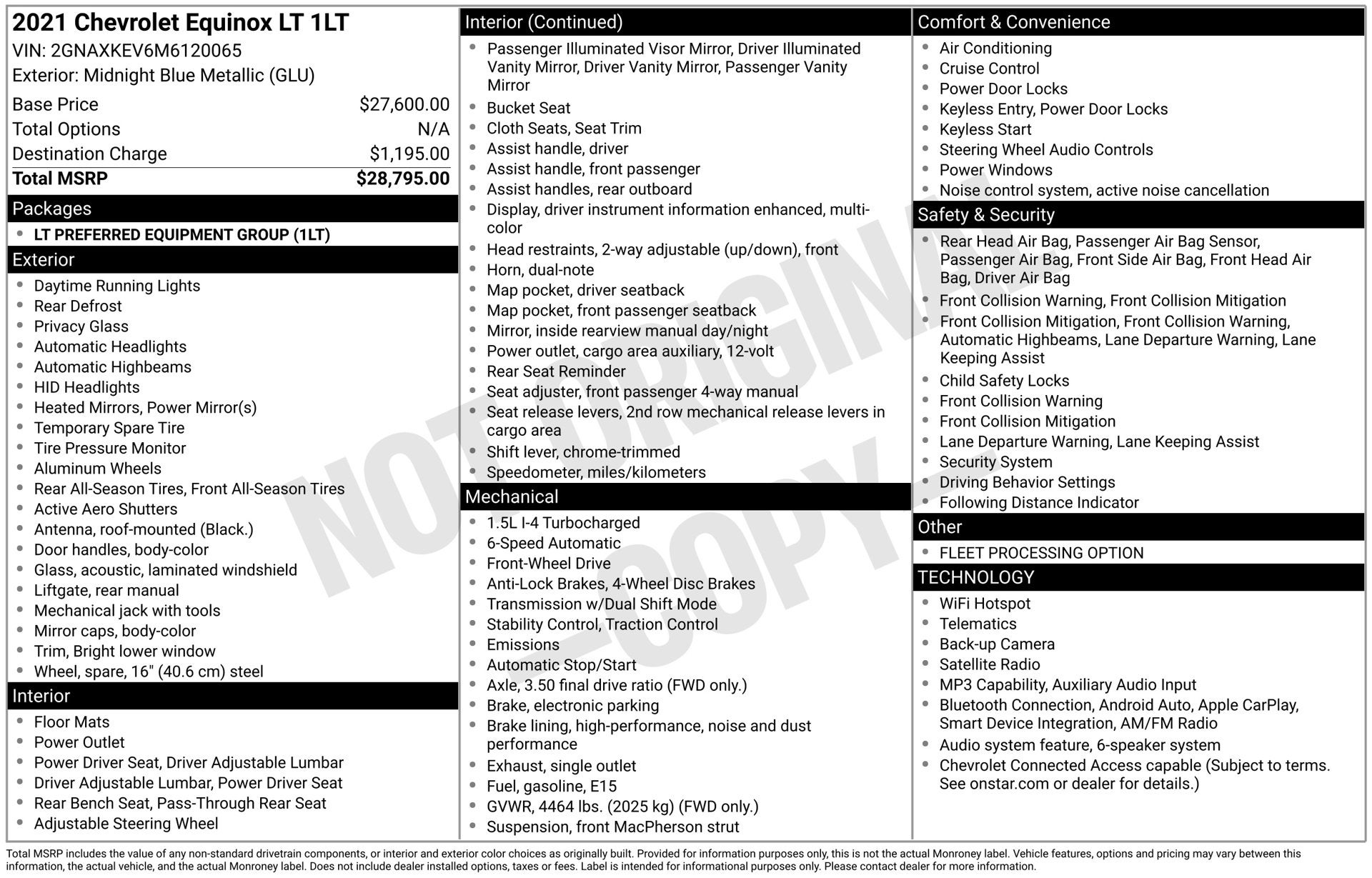 2021 Chevrolet Equinox LT