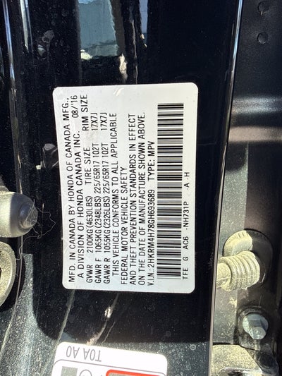 2016 Honda CR-V EX-L