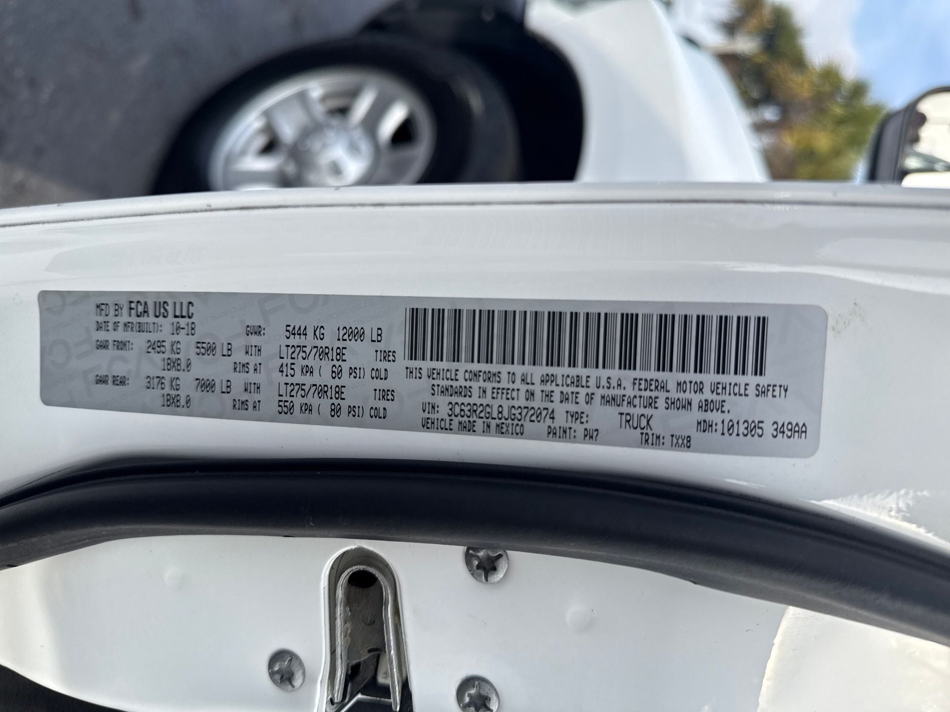 2018 RAM 3500 Tradesman