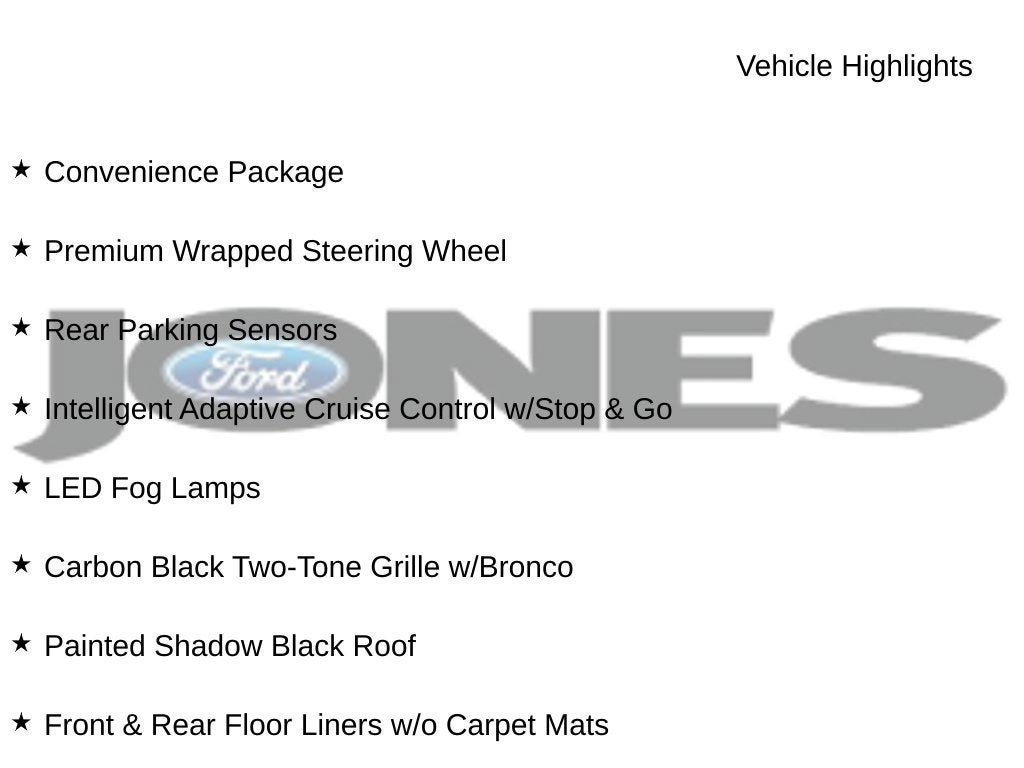 2024 Ford Bronco Sport Big Bend